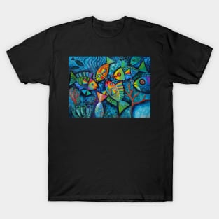 Psychedelic fish T-Shirt